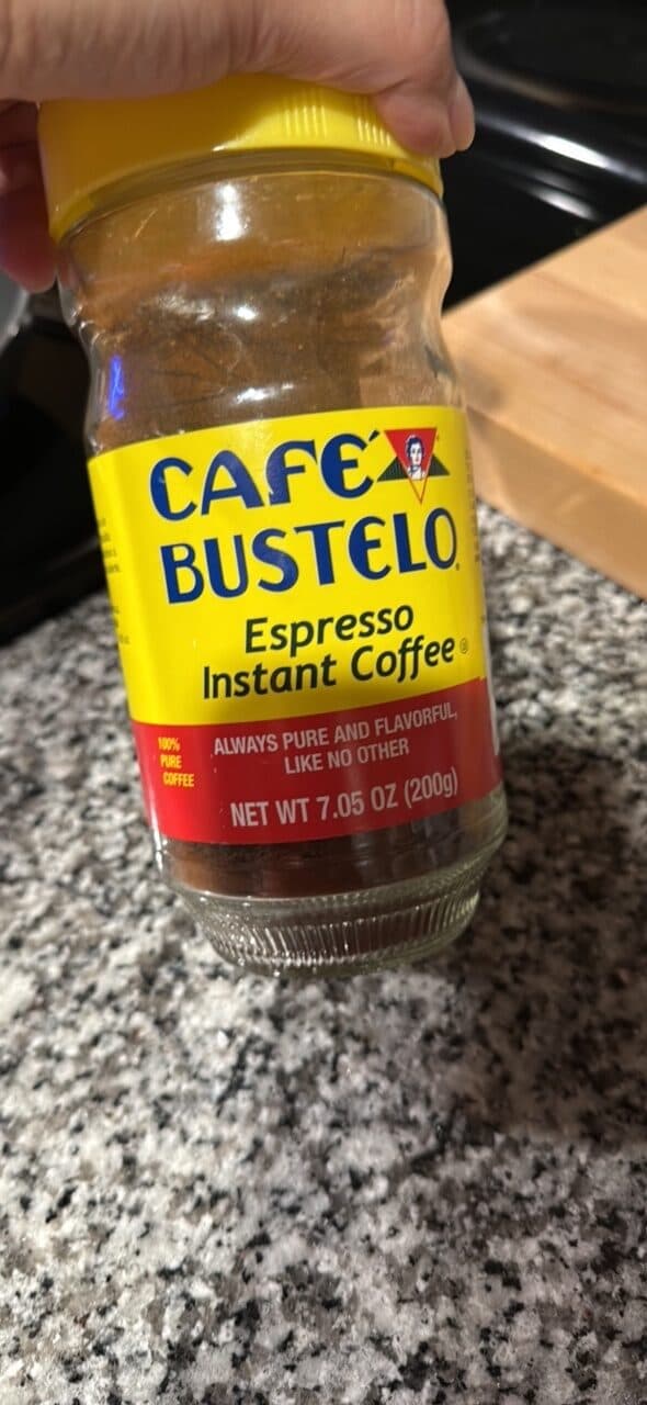 Cafe Bustelo Espresso Instant Coffee packshot