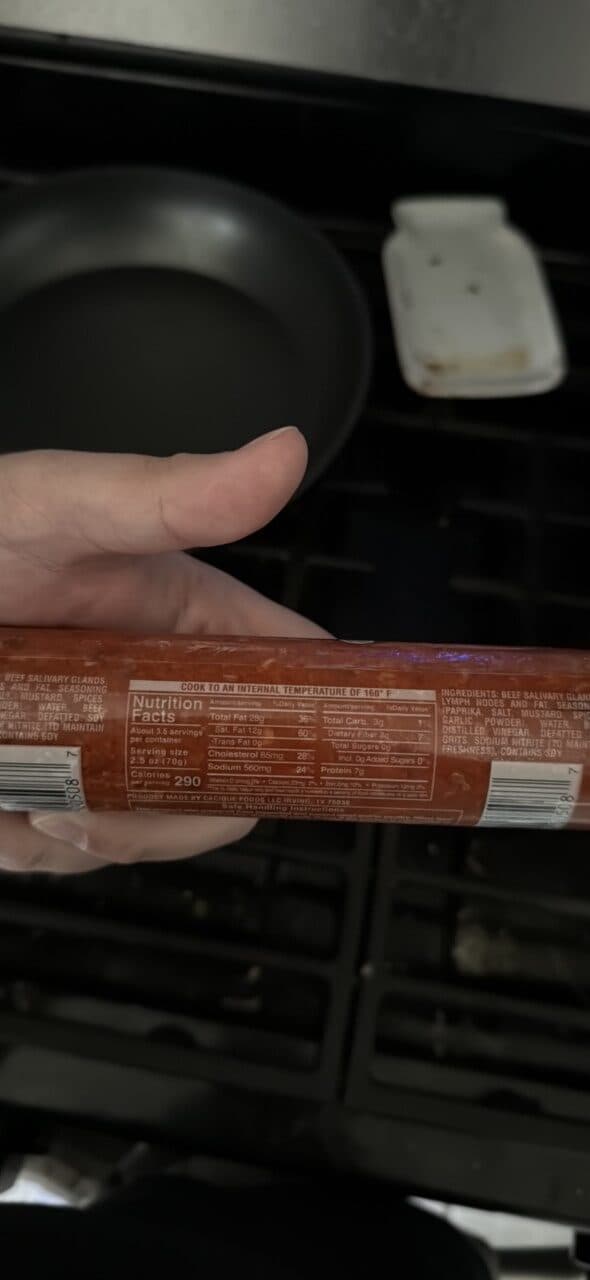 Cacique BEEF CHORIZO packshot