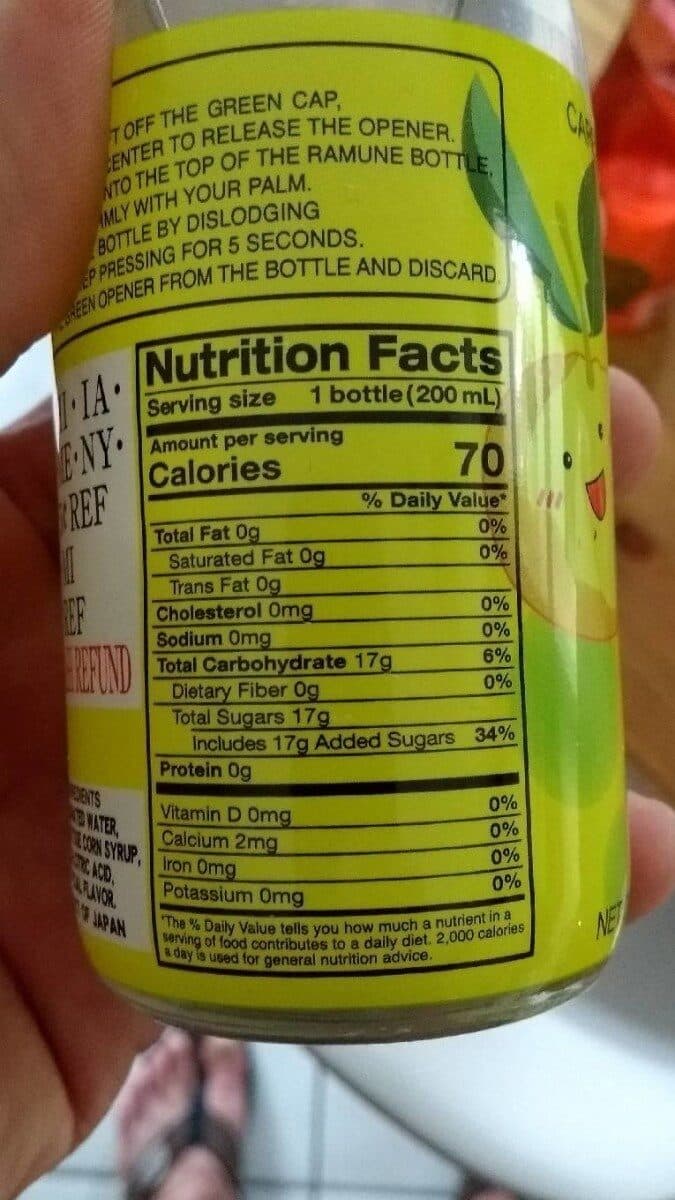 Ramune CTC Ramune 200ML Yuzu Flavor packshot