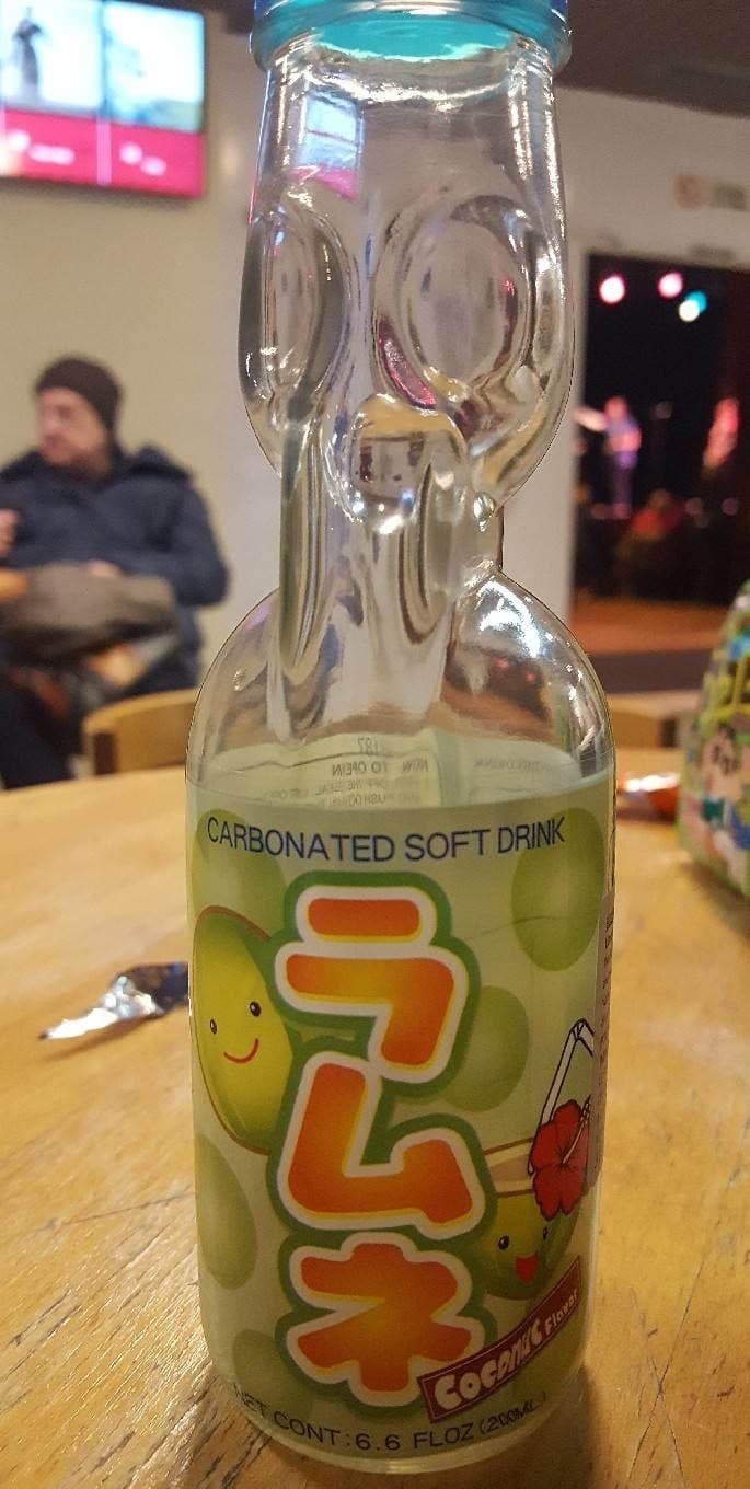 Ctc JP RAMUNE COCONUT Limonade Japonaise Ramune Goût Noix De Coco packshot