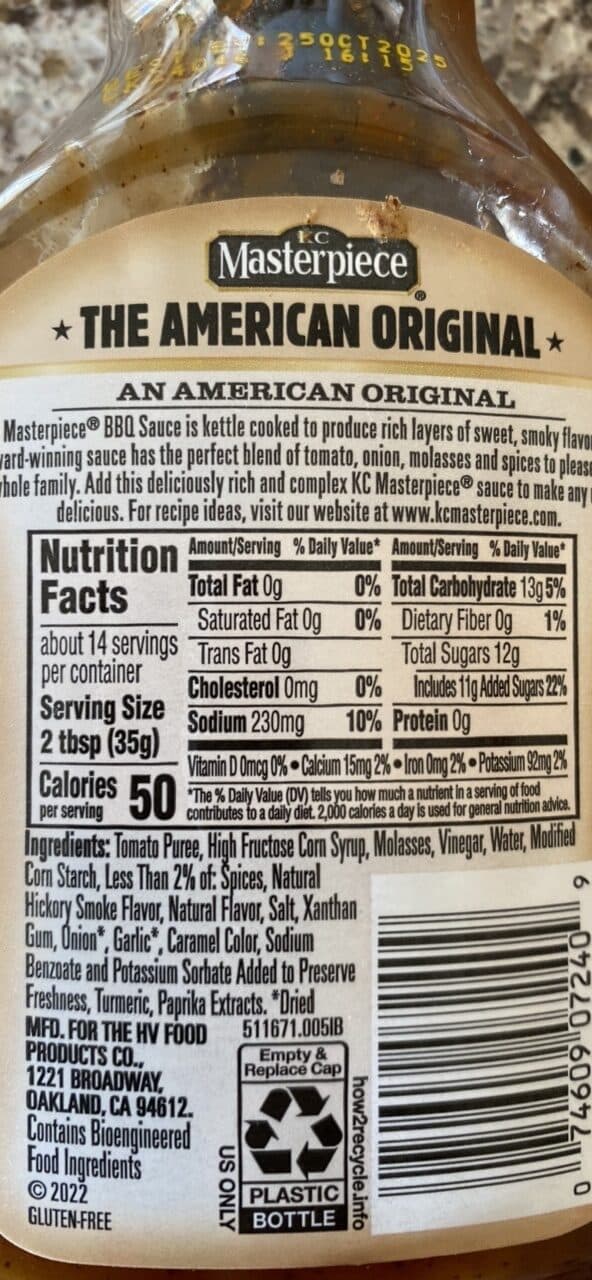 KC Masterpiece THE AMERICAN ORIGINAL BARBECUE SAUCE packshot