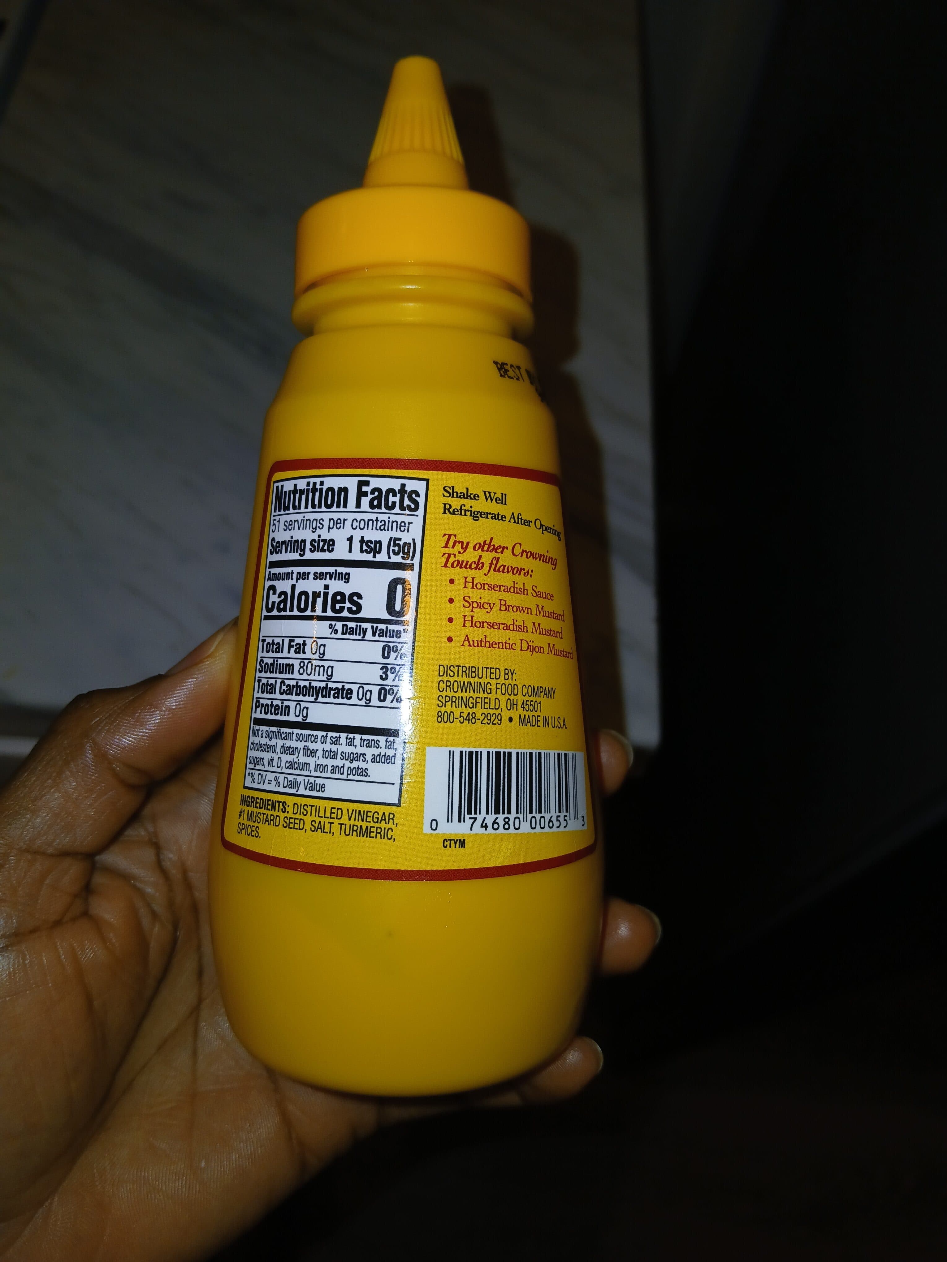 Crowning Touch Yellow Mustard packshot