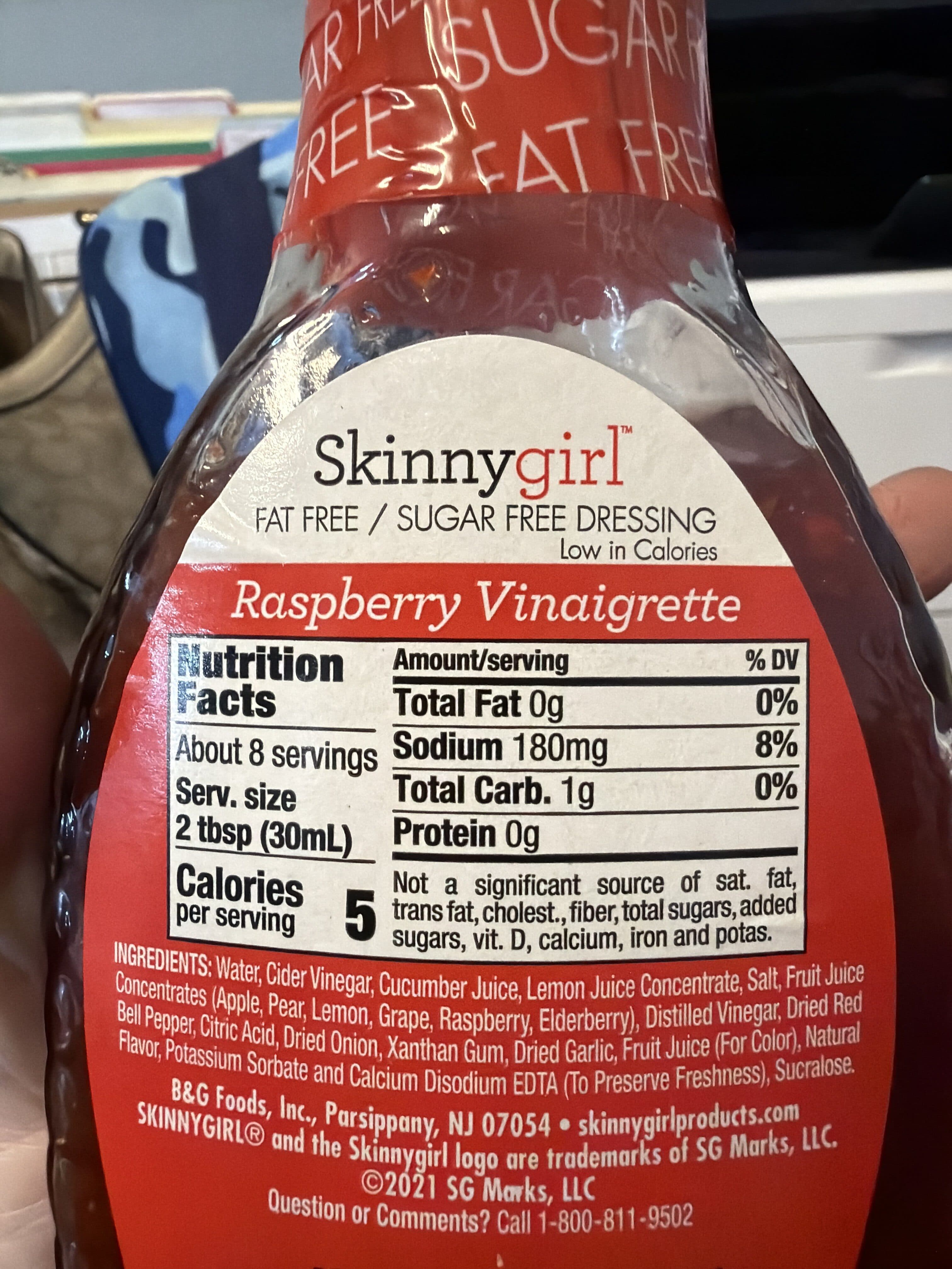 Skinnygirl Raspberry Vinaigrette packshot