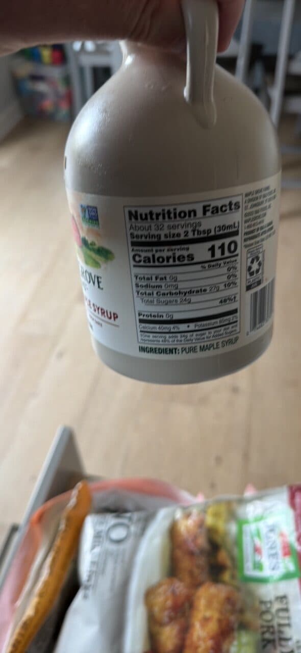 Maple Grove Farms 100% Pure Maple Syrup packshot