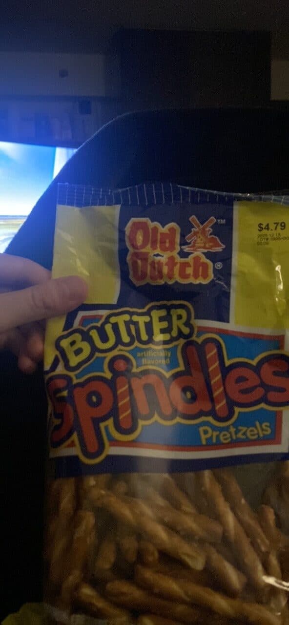 Old Dutch Butter Spindles Pretzels packshot