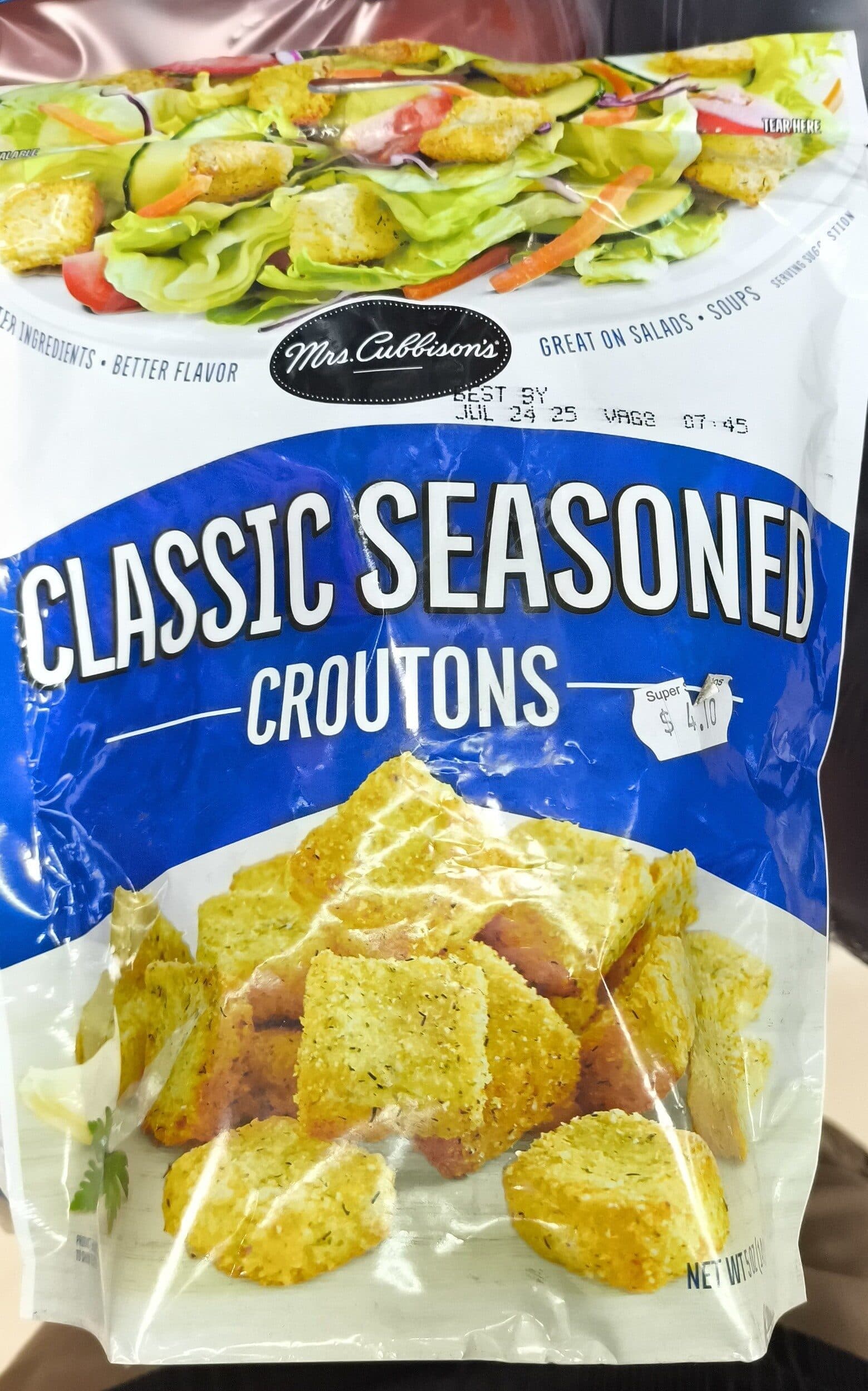 Mrs. Cubbison's Classic Seasoned Croutons packshot