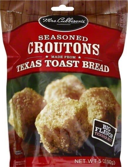 Mrs. Cubbison's Seasoned croutons packshot