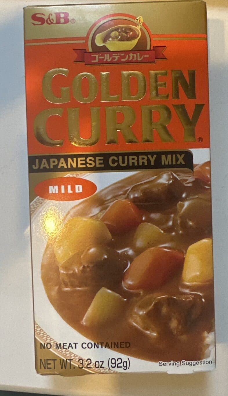 S & B Golden curry sauce mix mild packshot
