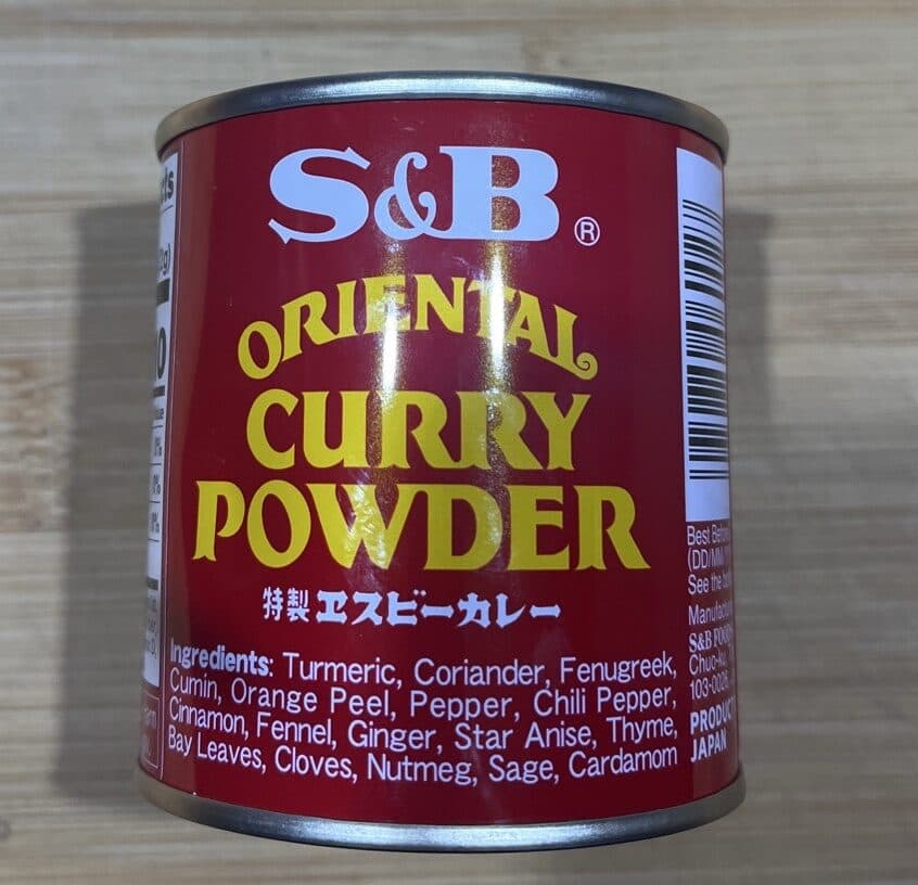 S&B Foods Inc. Sb curry powder oriental packshot