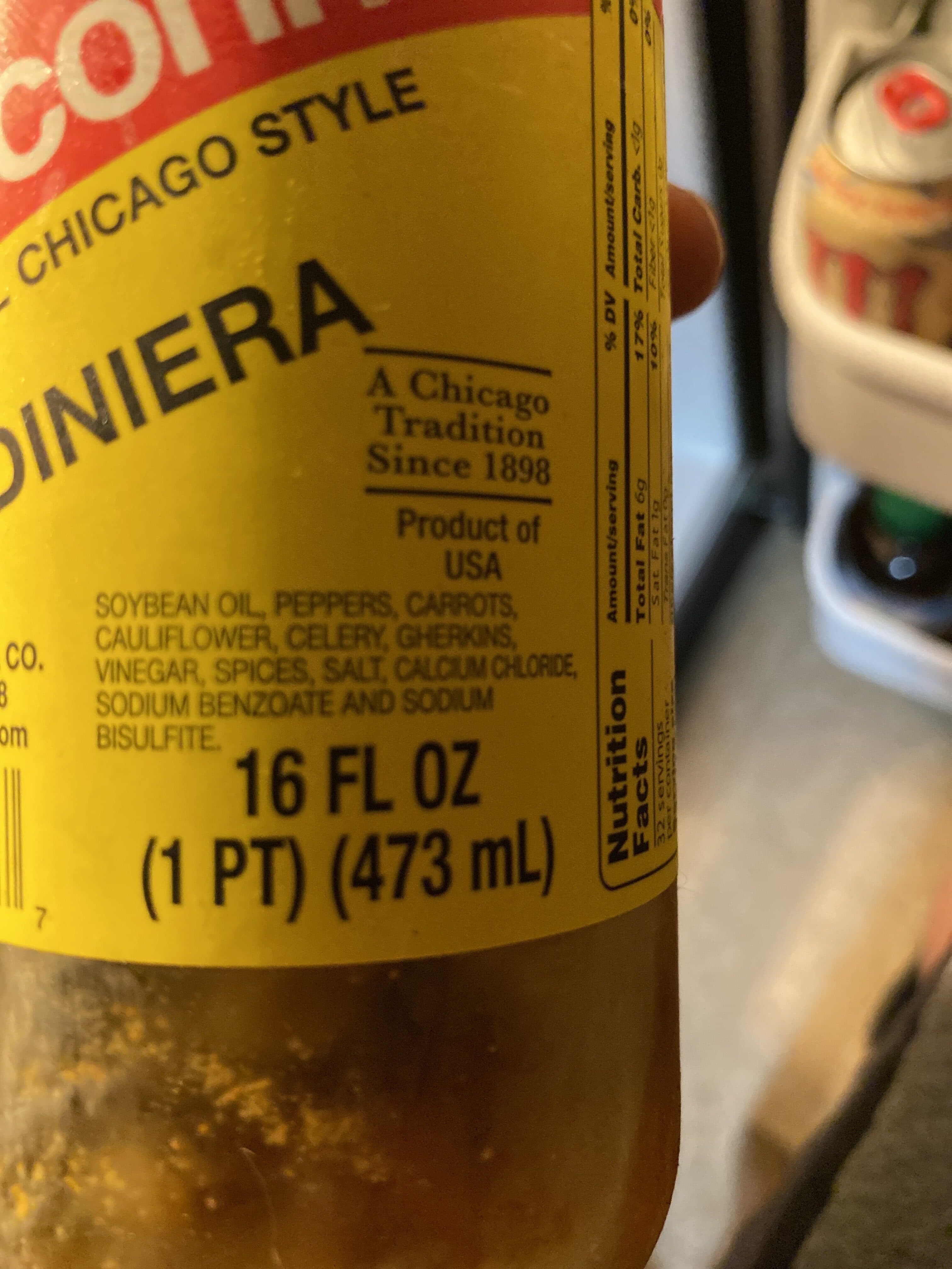 Marconi Marconi, the original chicago style giardiniera, mild packshot