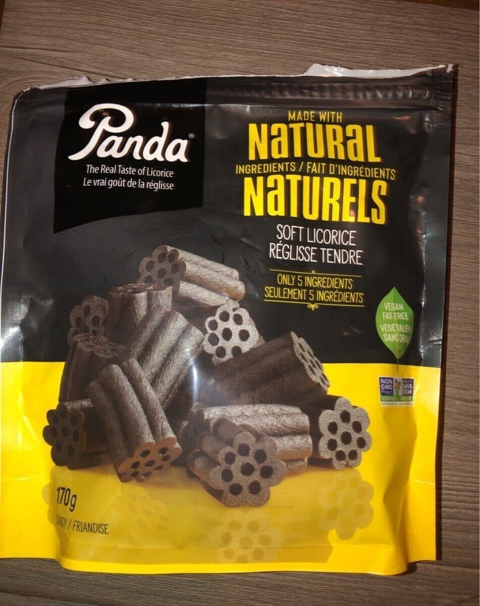 Panda Natural Soft Licorice packshot