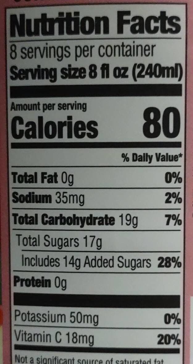Old Orchard Apple Cranberry Flavored Juice Cocktail Blend From Concentrate packshot