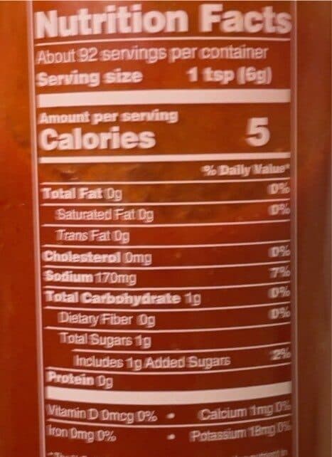 Texas Pete hot chile sauce packshot