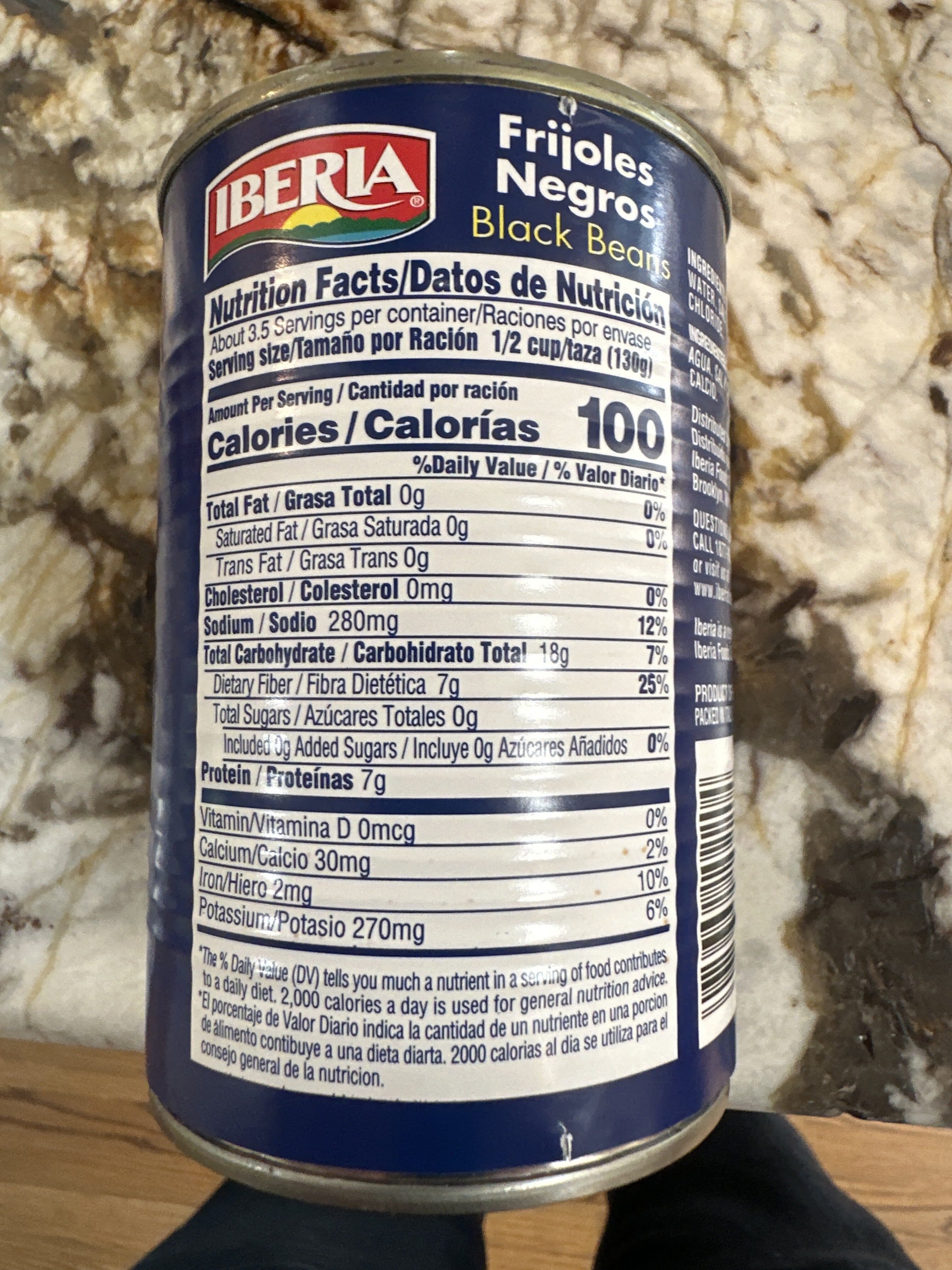 Iberia Black beans packshot