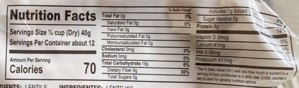 Iberia Lentils packshot