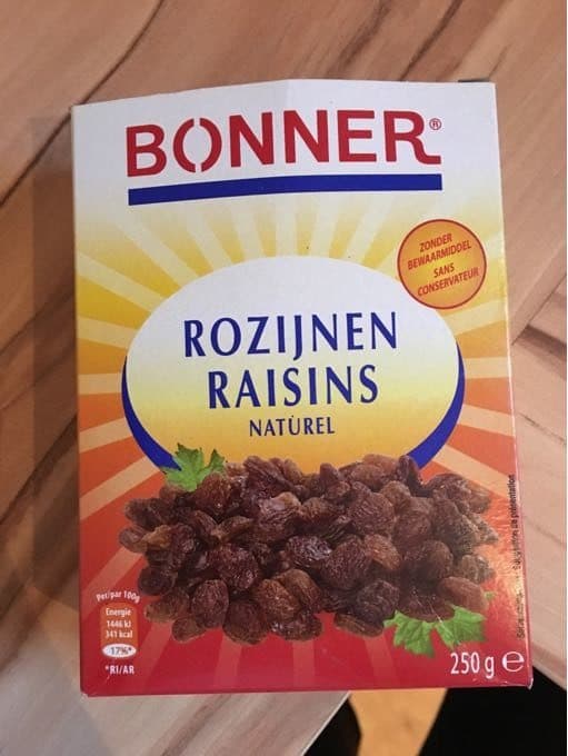 Bonner Raisin Naturel packshot