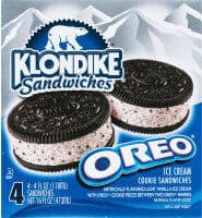 Klondike Oreo Ice Cream Sandwiches packshot