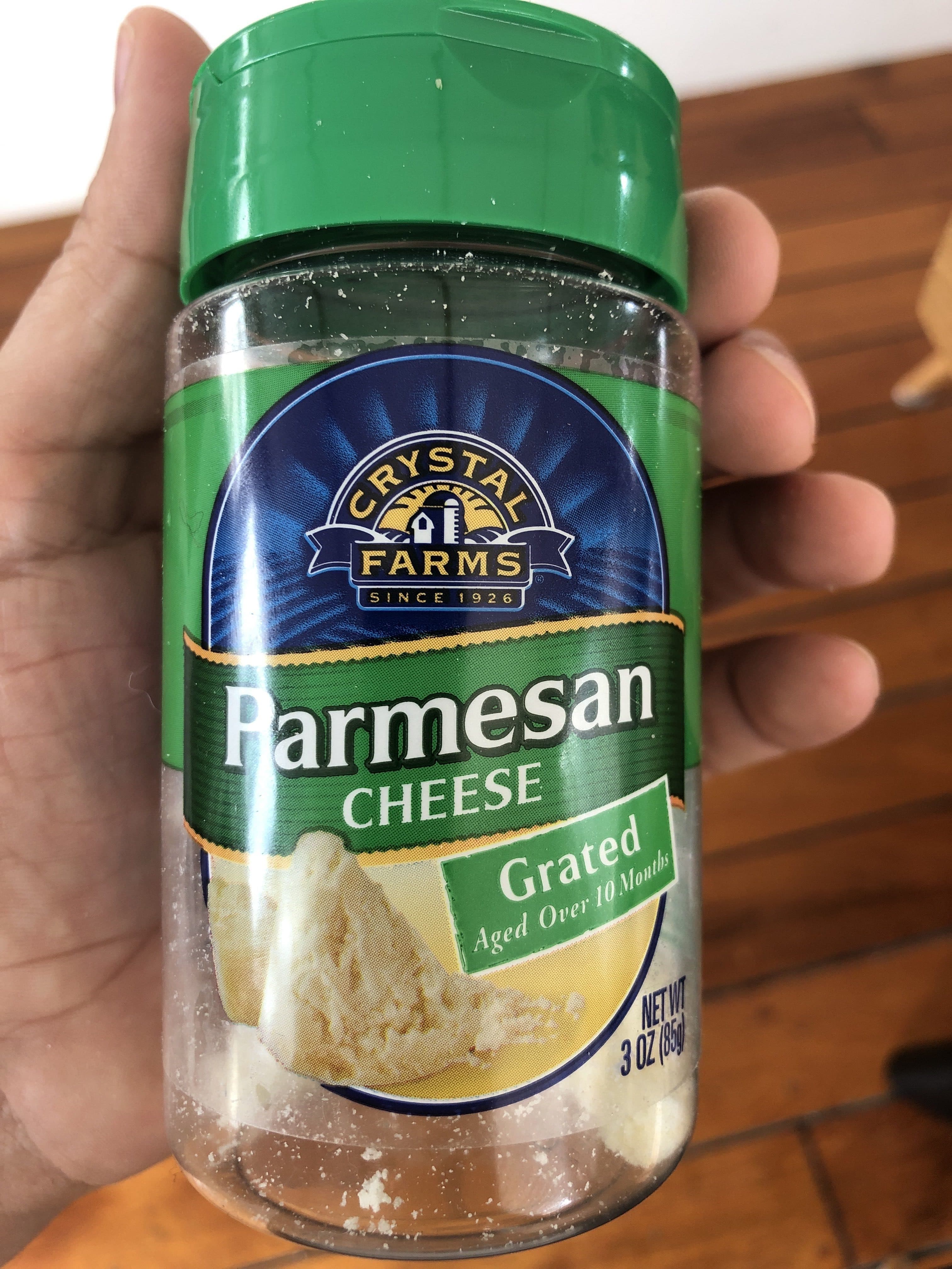 Crystal Farms Parmesan Cheese packshot