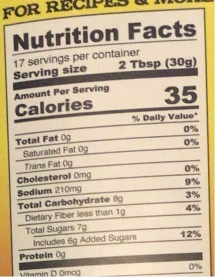 Open Food Facts Original sweet & smoky bar ""b"" ""q"" sauce, original packshot