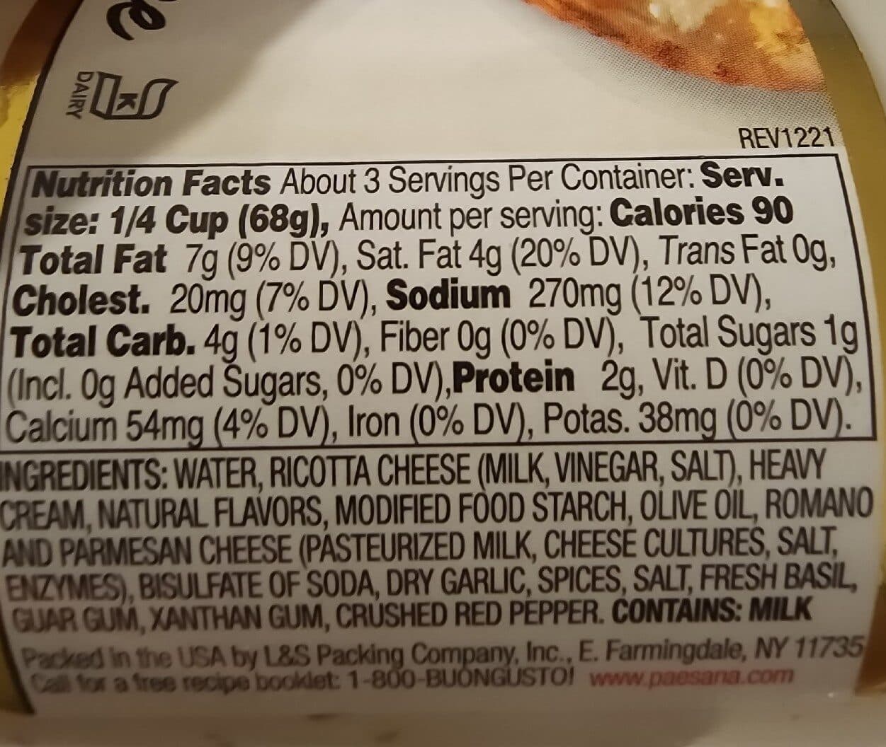Paesana White Pizza Sauce packshot