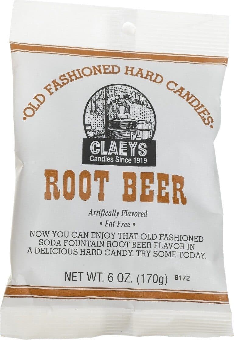 CLAEYS ROOT BEER OLD FASHIONED HARD CANDIES packshot