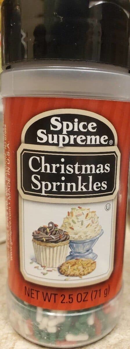 Gel Spice Co. Inc. Christmas Sprinkles packshot