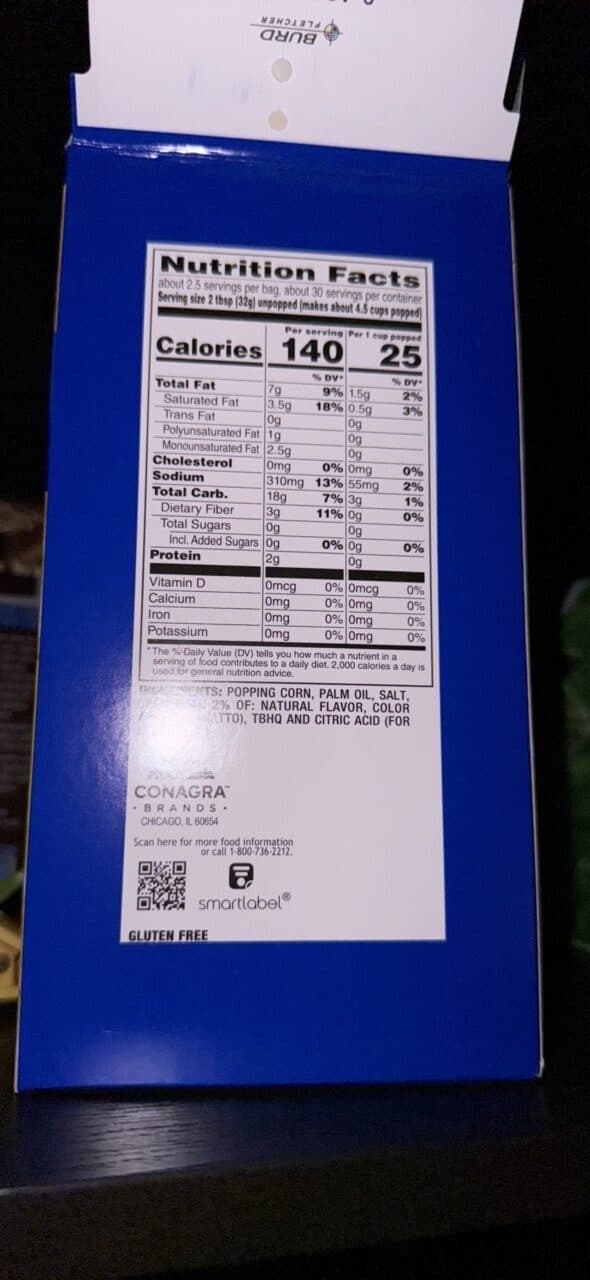 ACT II Butter Lovers Microwave Popcorn packshot