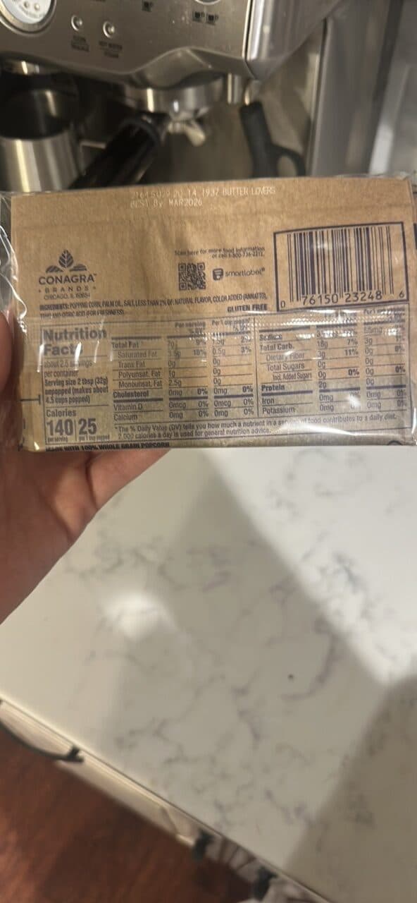 ACT II Butter Lovers Microwave Popcorn packshot