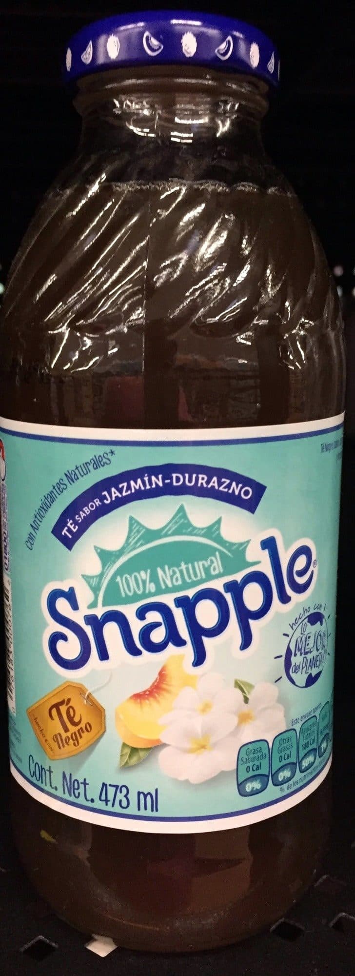 Peñafiel Snapple sabor Jazmín-Durazno packshot
