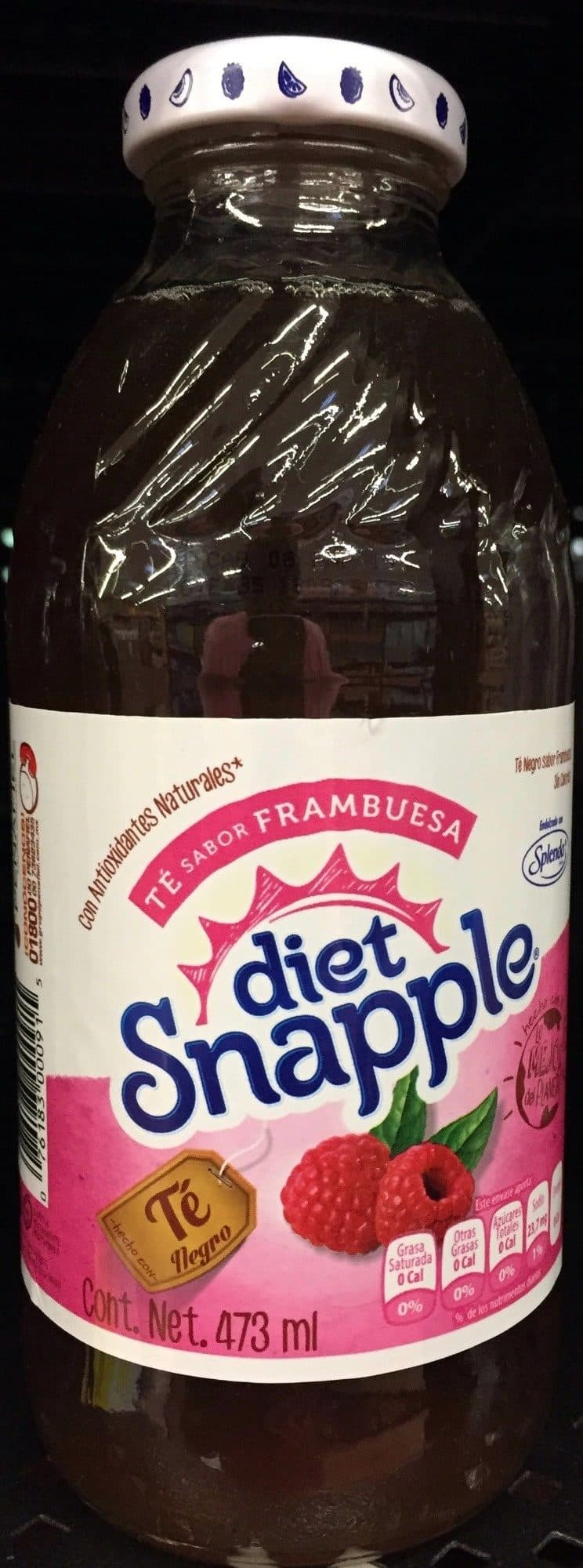Peñafiel Snapple Frambuesa Diet packshot