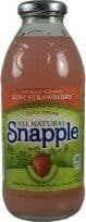 Snapple Kiwi and strawberry juices packshot