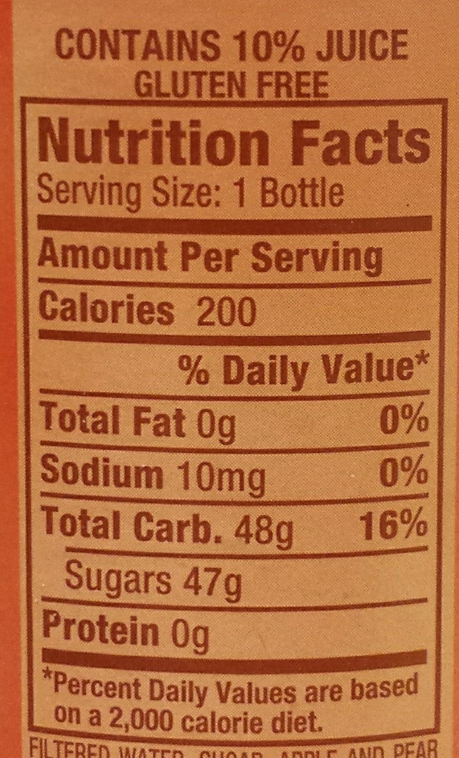 Snapple Juice drink packshot