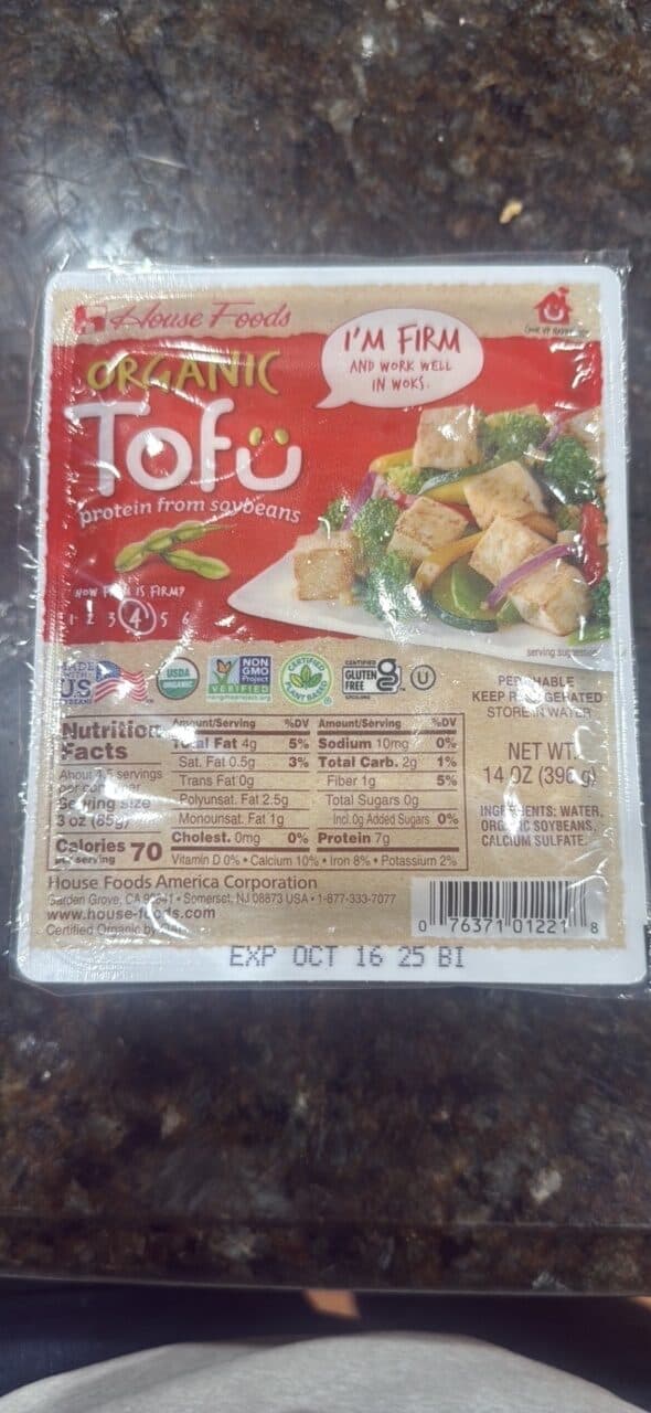 House Foods Organic Tofu packshot