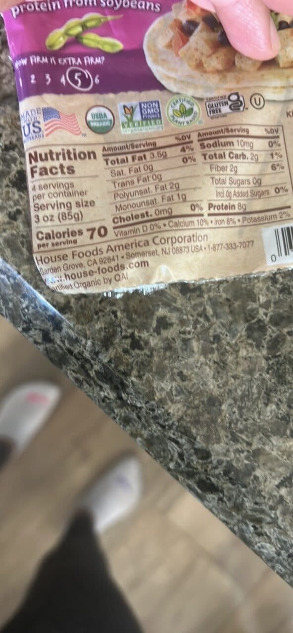 House Foods Organic Tofu packshot