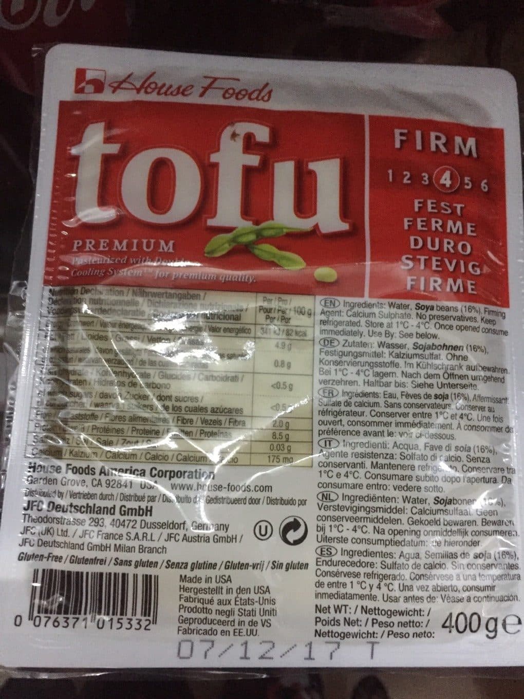 House Foods Tofu Firm Premium packshot