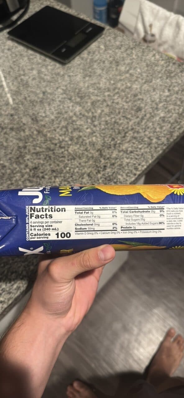 Jumex Mango Nectar packshot