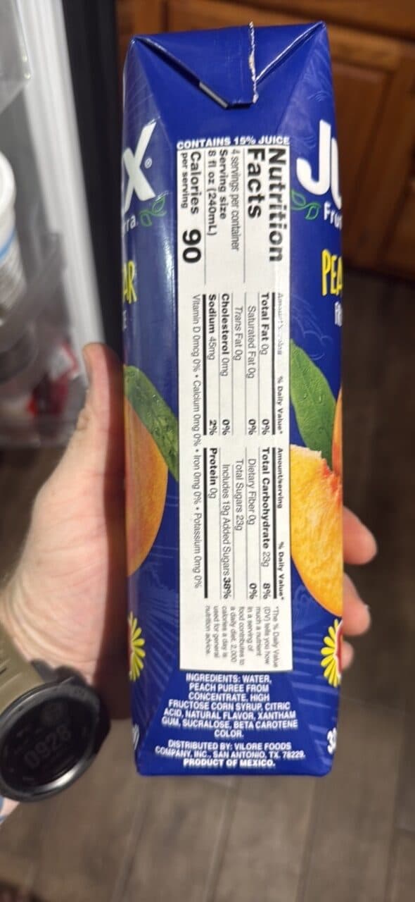 JUMEX PEACH NECTAR FROM CONCENTRATE packshot
