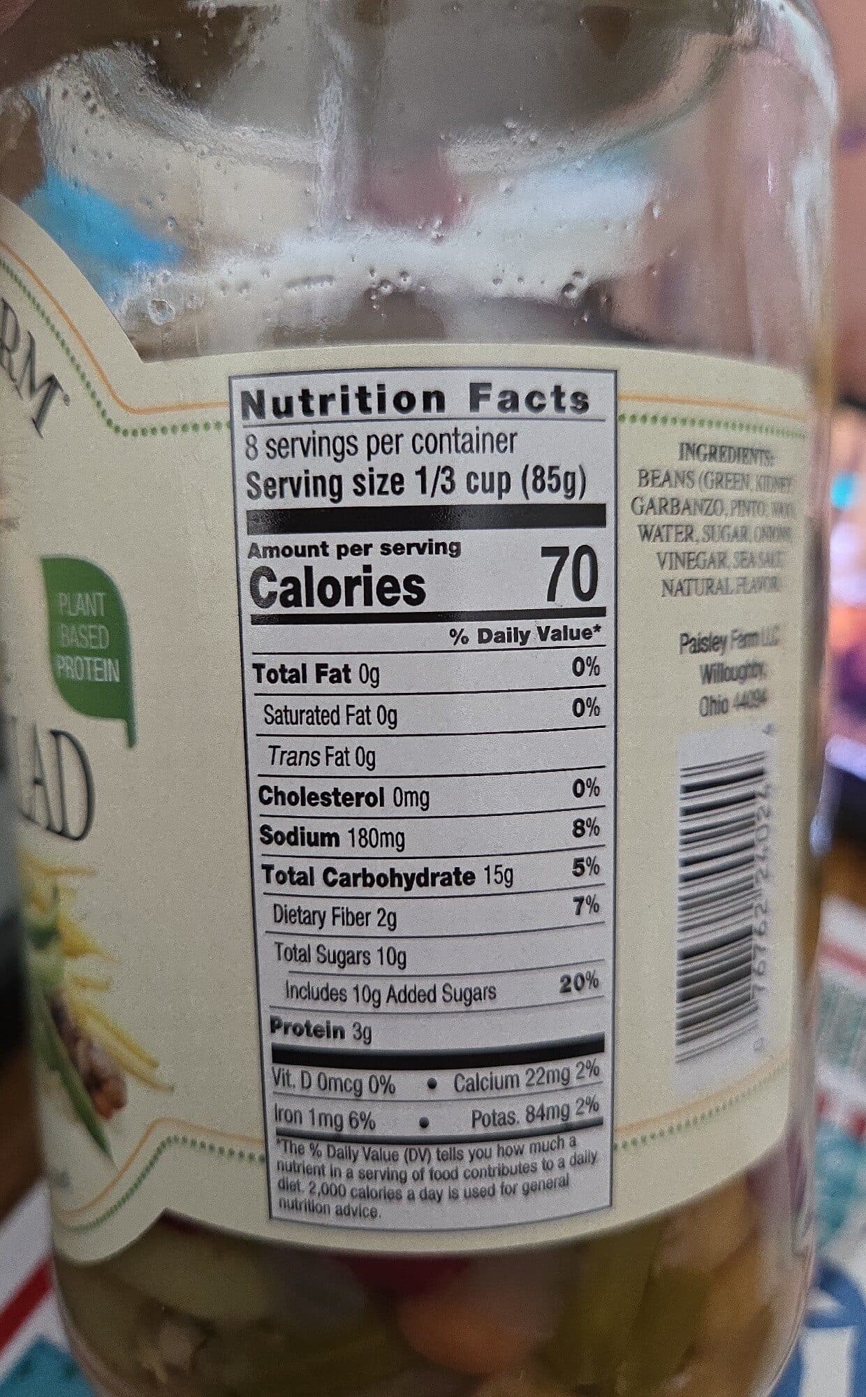 Paisley Farm Inc. Five Bean Salad packshot