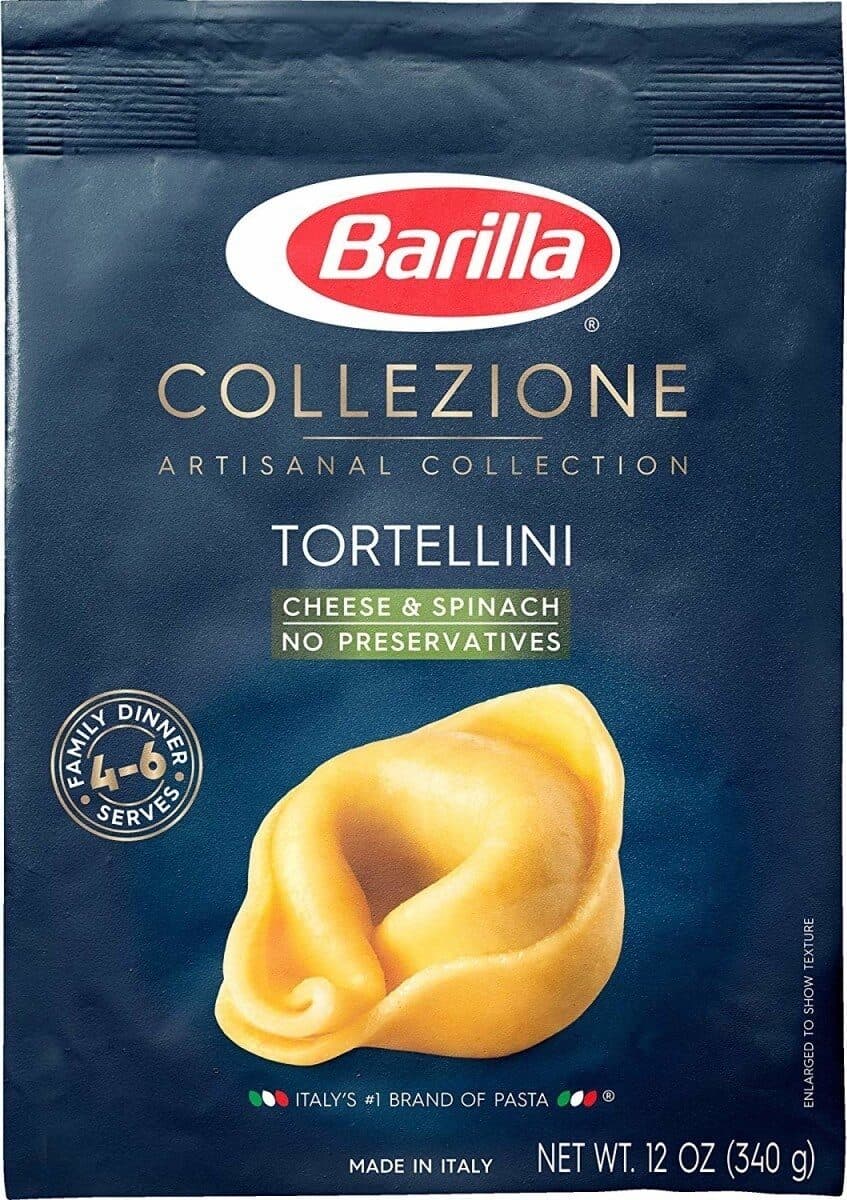 Barilla Collezione Cheese & Spinach Tortellini packshot