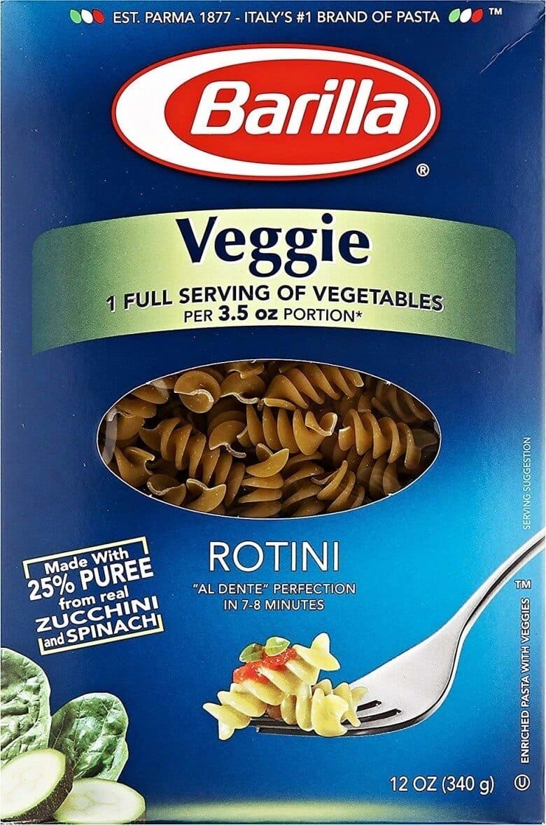Barilla Veggie Rotini packshot