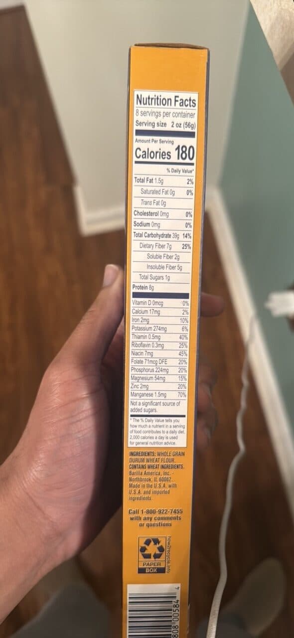 Barilla Whole Grain Spaghetti packshot