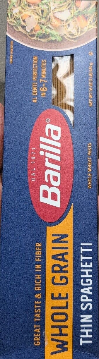 Barilla Thin Spaghetti packshot