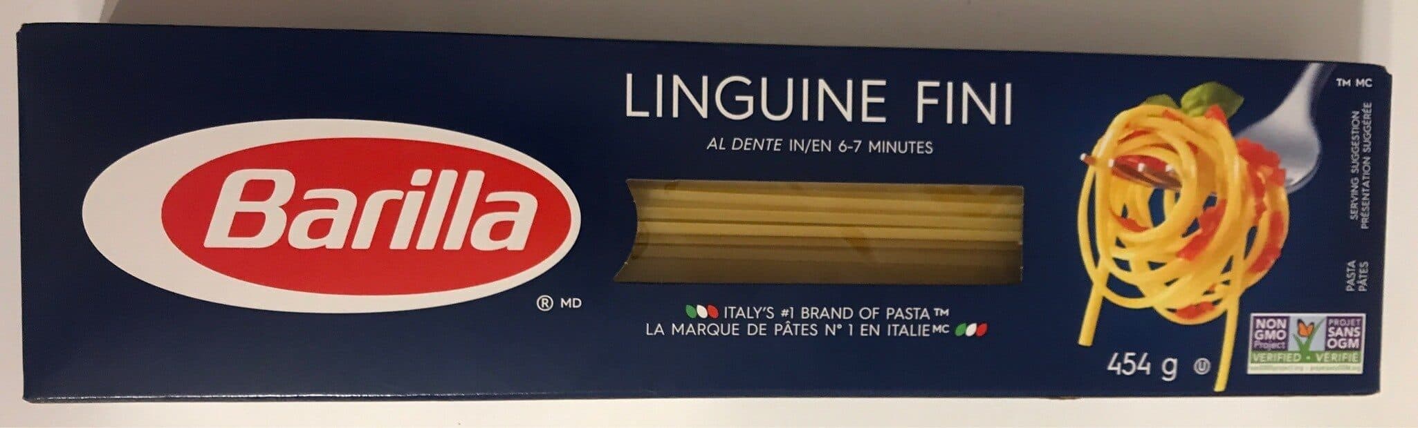 Barilla Linguine Fini packshot