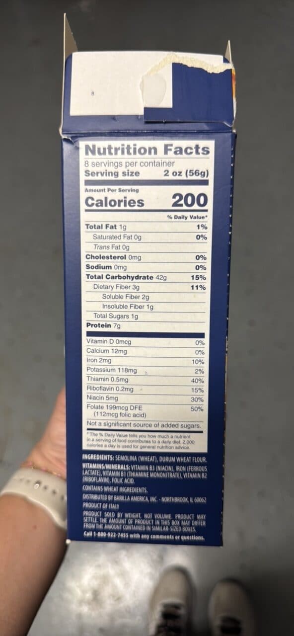 Barilla Rigatoni packshot