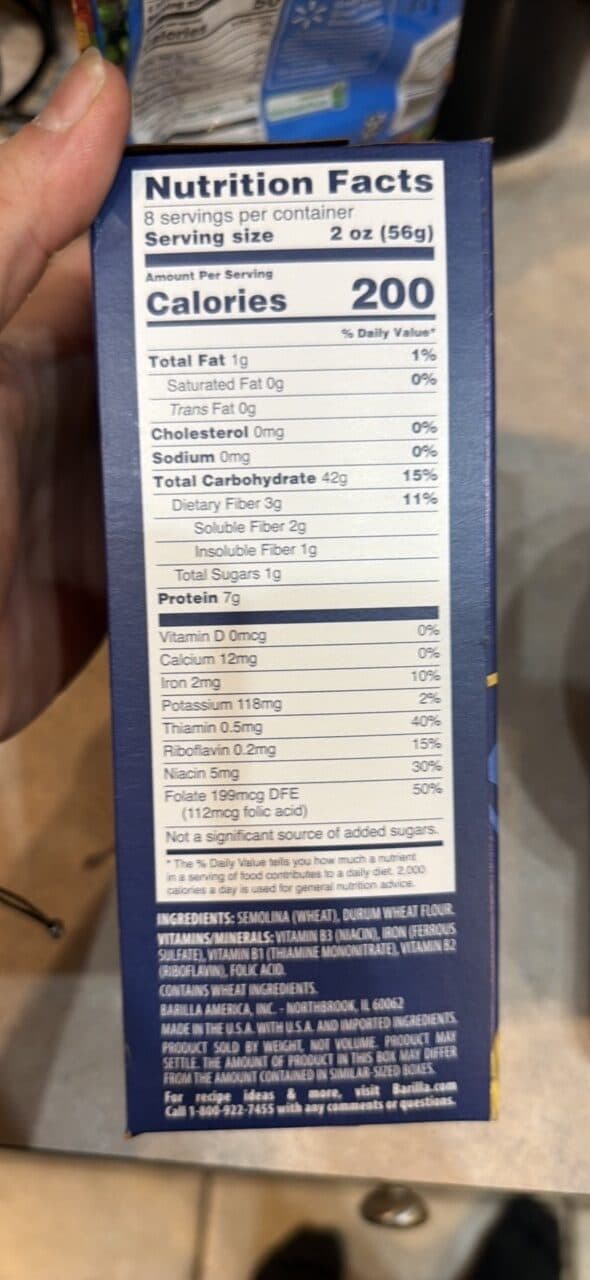 Barilla Cellentani packshot