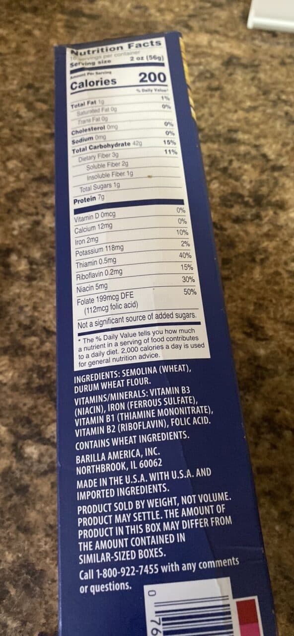 Barilla Spaghetti packshot