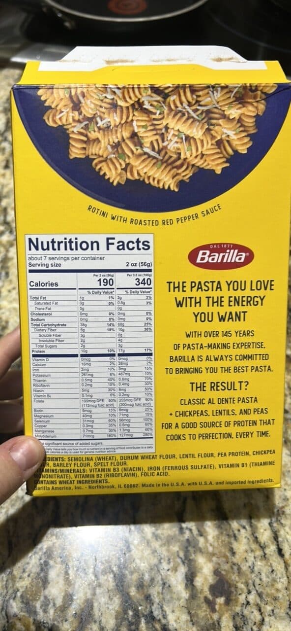 Barilla Protein+ Rotini packshot