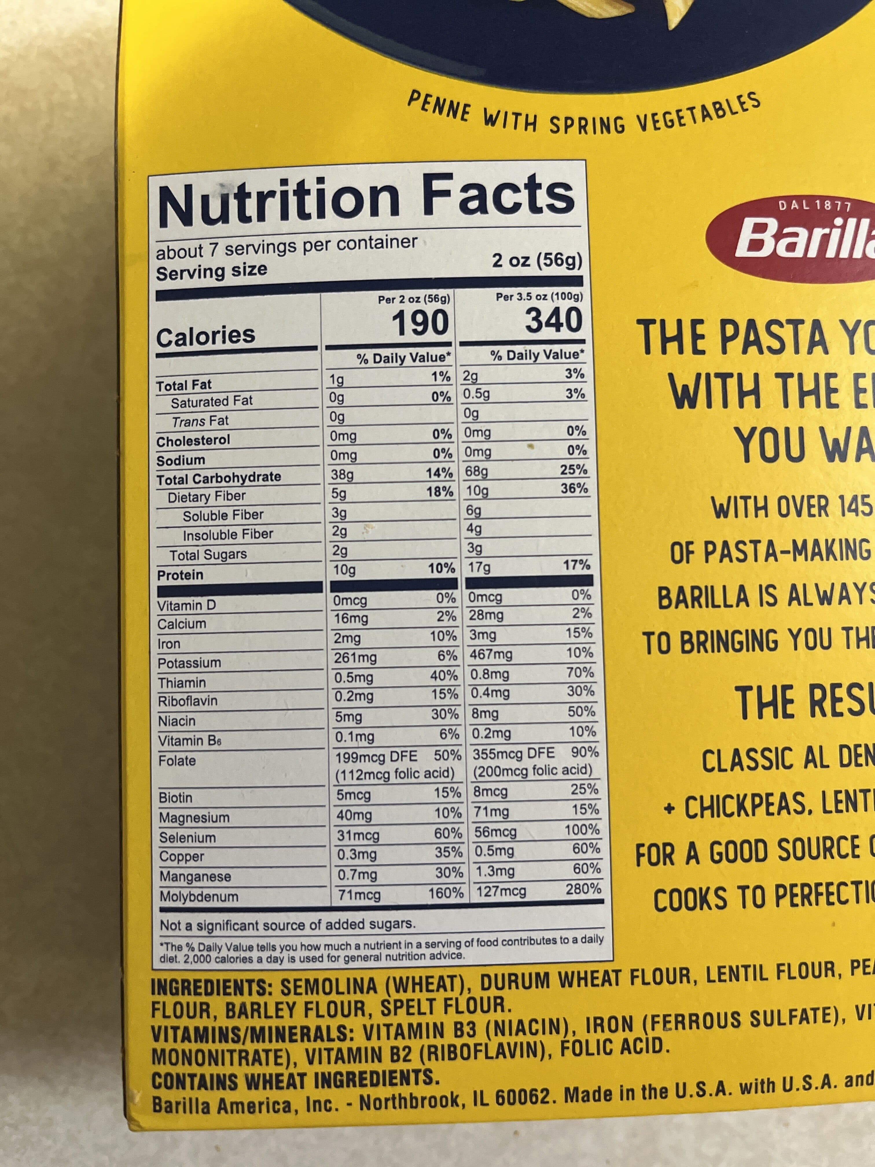 Barilla Penne packshot