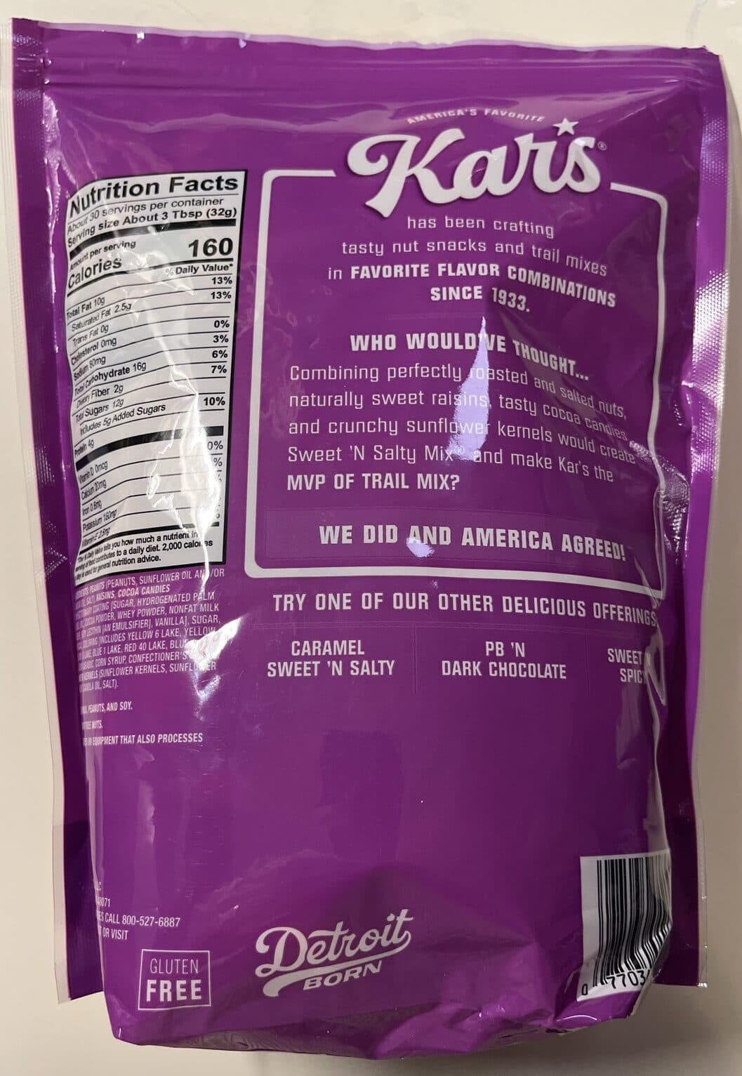 Kar's Sweet 'N Salty Mix packshot