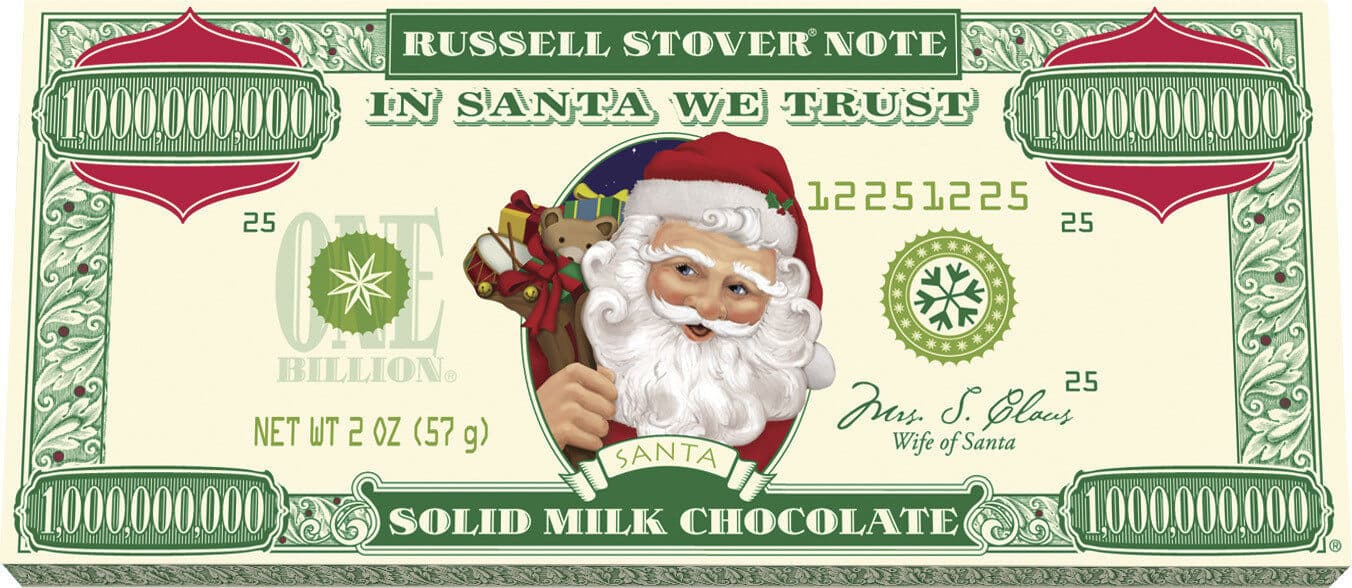 Russell Stover Solid Milk Chocolate packshot